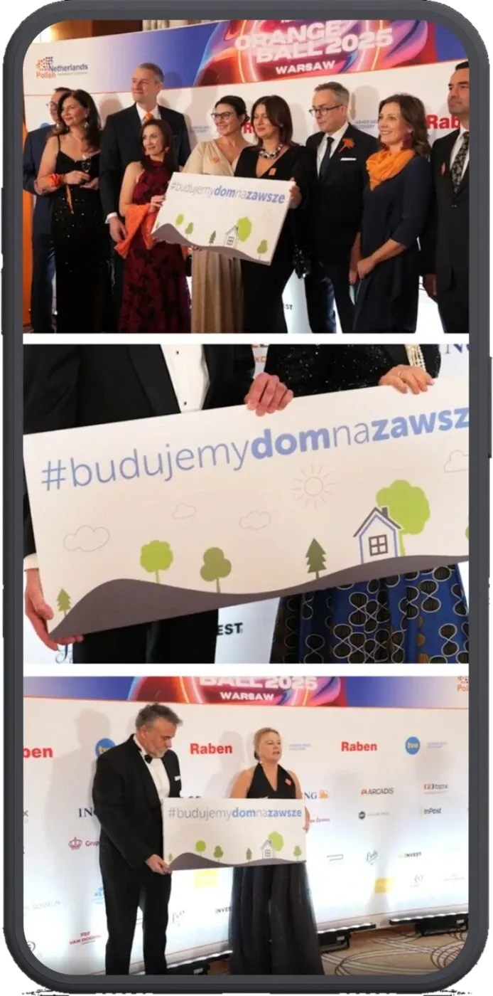 Zdjęcie grupowe przedstawicieli ED Invest z wyróżnieniem podczas branżowej gali